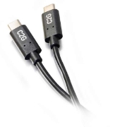 Picture of C2G 1.8m (6ft) USB C Cable - USB 2.0 (3A) - M/M USB Type C Cable - Black