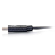 Picture of C2G 1.8m (6ft) USB C Cable - USB 2.0 (3A) - M/M USB Type C Cable - Black