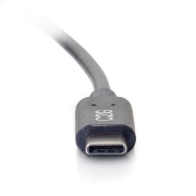 Picture of C2G 1.8m (6ft) USB C Cable - USB 2.0 (3A) - M/M USB Type C Cable - Black