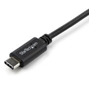 Picture of StarTech.com Right-Angle USB-C Cable - M/M - 1 m (3 ft.) - USB 2.0