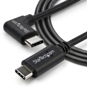 Picture of StarTech.com Right-Angle USB-C Cable - M/M - 1 m (3 ft.) - USB 2.0