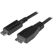 Picture of StarTech.com USB-C to Micro-B Cable - M/M - 1m (3ft) - USB 3.1 (10Gbps)