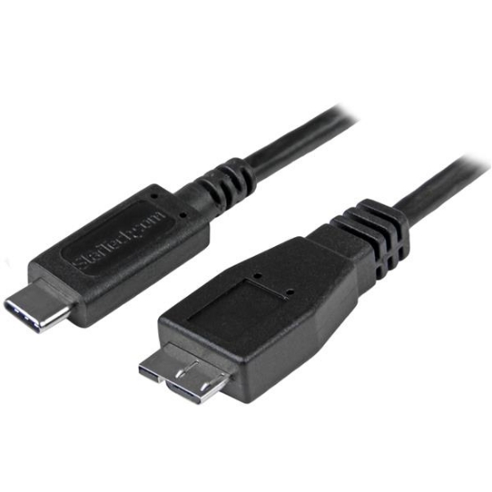 Picture of StarTech.com USB-C to Micro-B Cable - M/M - 1m (3ft) - USB 3.1 (10Gbps)