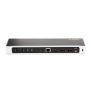 Picture of StarTech.com 4K USB-C Dock , Triple UHD 4K Monitor Docking Station, Mac & Windows, USB C to HDMI & DisplayPort, 60W Power Delivery, 5x USB 5Gbps Hub - TAA