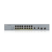 Picture of Zyxel GS1350-18HP-EU0101F network switch Managed L2 Gigabit Ethernet (10/100/1000) Power over Ethernet (PoE) Grey