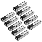 Picture of StarTech.com Cisco GLC-SX-MM Compatible SFP Transceiver Module - 1000BASE-SX - 10 Pack~10 Pack Cisco GLC-SX-MM Compatible SFP Module (10 Pack) - 1000BASE-SX - 1GbE Multimode Fiber MMF Optic Transceiver - 1GE Gigabit Ethernet SFP - LC 550m - 850nm - DDM Cisco IE3200, IE3300, ME1200