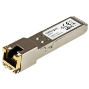 Picture of StarTech.com Cisco GLC-T Compatible SFP Transceiver Module - 1000BASE-T - 10 Pack~Cisco GLC-T Compatible SFP Module (10 Pack) - 1000BASE-T - SFP to RJ45 Cat6/Cat5e - 1GE Gigabit Ethernet SFP - RJ-45 100m - Cisco Firepower, ASR920, IE2000
