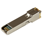 Picture of StarTech.com MSA Compliant SFP Transceiver Module - 1000BASE-TX~MSA Uncoded SFP Module - 1000BASE-TX - SFP to RJ45 Cat6/Cat5e - 1GE Gigabit Ethernet SFP - RJ-45 100m