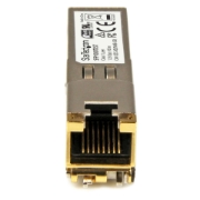 Picture of StarTech.com MSA Compliant SFP Transceiver Module - 1000BASE-TX~MSA Uncoded SFP Module - 1000BASE-TX - SFP to RJ45 Cat6/Cat5e - 1GE Gigabit Ethernet SFP - RJ-45 100m