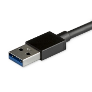 Picture of StarTech.com 4 Port USB 3.0 Hub - USB-A to 4x USB 3.0 Type-A with Individual On/Off Port Switches - SuperSpeed 5Gbps USB 3.1/3.2 Gen 1 - USB Bus Powered - Portable - 25cm Attached Cable~4 Port USB 3.0 Hub - USB-A to 4x USB 3.0 Type-A with Individual On/Off Port Switches - SuperSpeed USB 3.2 Gen 1 (5Gbps) - USB Bus Powered - Portable - 9.8" Attached Cable