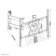 Picture of Neomounts FPMA-W460BLACK TV mount wall 42-70" - full motion
