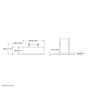 Picture of Neomounts PLASMA-M2KEYB Multimedia holder