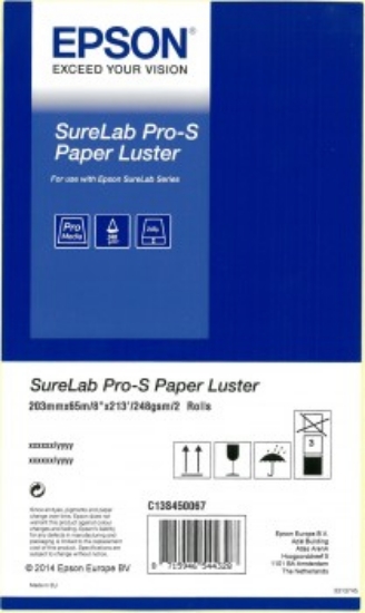 Picture of Epson Surelab Pro-S Luster 8" x 65m White