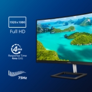 Picture of Philips E Line 322E1C/00 LED display 80 cm (31.5") 1920 x 1080 pixels Full HD LCD Black
