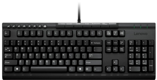 Picture of Lenovo Enhanced Performance USB Gen II keyboard Universal AZERTY French Black