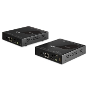 Picture of StarTech.com HDMI KVM Extender over IP Network - 4K 30Hz HDMI 2.0 and USB over IP LAN or Cat5e/Cat6 Ethernet Cable (100m/330ft) - Remote KVM Switch/Console Transmitter/Receiver Extender Kit