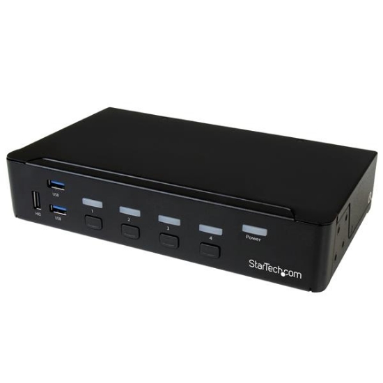 Picture of StarTech.com 4-Port DisplayPort KVM Switch - USB 3.0 - 4K 30Hz