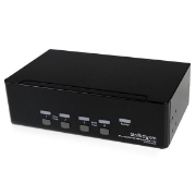Picture of StarTech.com 4 Port Dual DVI USB KVM Switch with Audio & USB 2.0 Hub