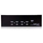 Picture of StarTech.com 4 Port Dual DVI USB KVM Switch with Audio & USB 2.0 Hub