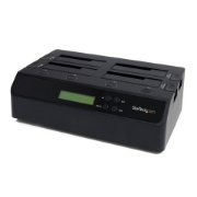 Picture of StarTech.com 4 Bay USB 3.0 eSATA to SATA Standalone 1:3 HDD Hard Drive Duplicator Dock