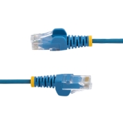 Picture of StarTech.com 0.5 m CAT6 Cable - Slim - Snagless RJ45 Connectors - Blue