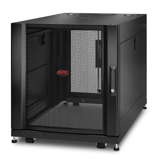 Picture of APC NetShelter SX, Server Rack Enclosure, 12U, Black, 658H x 600W x 1070D mm