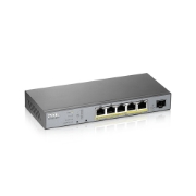 Picture of Zyxel GS1350-6HP-EU0101F network switch Managed L2 Gigabit Ethernet (10/100/1000) Power over Ethernet (PoE) Grey