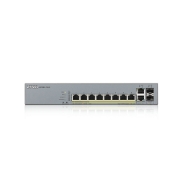 Picture of Zyxel GS1350-12HP-EU0101F network switch Managed L2 Gigabit Ethernet (10/100/1000) Power over Ethernet (PoE) Grey