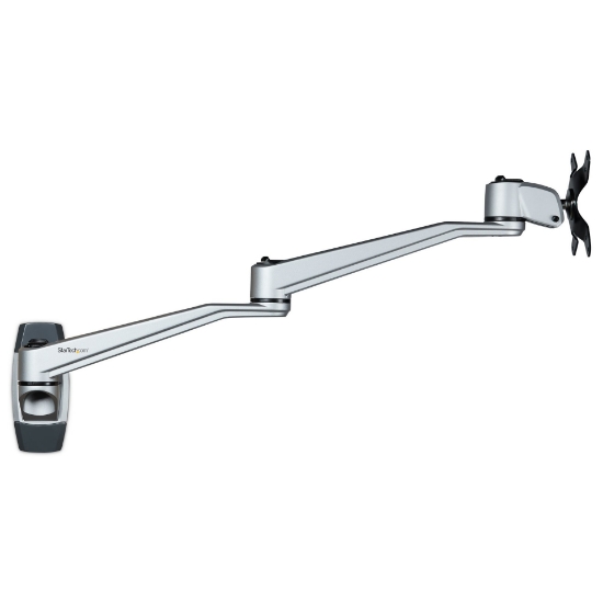 Picture of StarTech.com Wall Mount Monitor Arm - Articulating Ergonomic VESA Wall Mount Monitor Arm - 20" (52cm) Long - Single Display up to 34 inch - Swivel/Tilt/Rotate - Adjustable Screen Mount