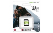 Picture of Kingston Technology 128GB SDXC Canvas Select Plus 100R C10 UHS-I U3 V30