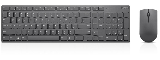 Picture of Lenovo 4X30T25785 keyboard Mouse included Home RF Wireless QWERTY US English Grey