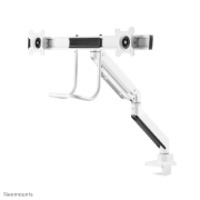 Picture of Neomounts NM-D775DXWHITE Monitor arm 10-32" - gas spring - Topfix - 180°-stop