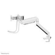 Picture of Neomounts NM-D775DXWHITE Monitor arm 10-32" - gas spring - Topfix - 180°-stop