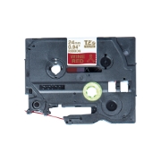 Picture of Brother TZE-RW54 label-making tape Gold on red