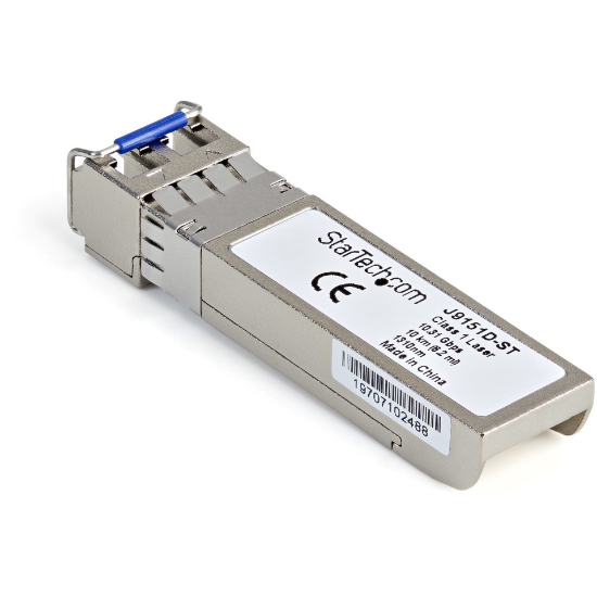 Picture of StarTech.com HPE J9151D Compatible SFP+ Module - 10GBASE-LR - 10GbE Single Mode Fiber Optic Transceiver - 10GE Gigabit Ethernet SFP+ - LC 10km - 1310nm - DDM HPE 2540, 2920, 2930M
