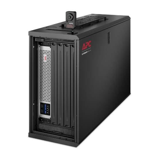 Picture of APC NetShelter 6U Low-Profile Wallmount Rack Enclosure Cabinet 230V Server Depth