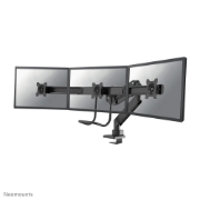 Picture of Neomounts NM-D775DX3BLACK Monitor arm 17-27" - gas spring - Topfix - 180°-stop