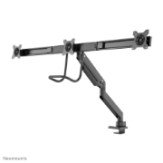 Picture of Neomounts NM-D775DX3BLACK Monitor arm 17-27" - gas spring - Topfix - 180°-stop