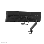 Picture of Neomounts NM-D775DX3BLACK Monitor arm 17-27" - gas spring - Topfix - 180°-stop