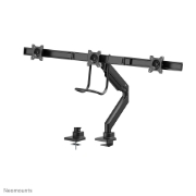 Picture of Neomounts NM-D775DX3BLACK Monitor arm 17-27" - gas spring - Topfix - 180°-stop