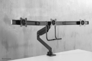 Picture of Neomounts NM-D775DX3BLACK Monitor arm 17-27" - gas spring - Topfix - 180°-stop