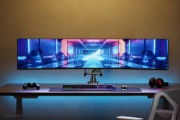 Picture of Neomounts NM-D775DX3BLACK Monitor arm 17-27" - gas spring - Topfix - 180°-stop