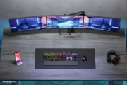 Picture of Neomounts NM-D775DX3BLACK Monitor arm 17-27" - gas spring - Topfix - 180°-stop