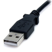 Picture of StarTech.com USB to 5.5mm Power Cable - Type M Barrel - 2m