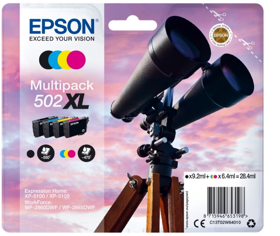 Picture of Epson Multipack 4-colours 502XL Ink