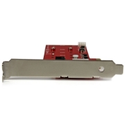 Picture of StarTech.com 2x M.2 NGFF SSD RAID Controller Card plus 2x SATA III Ports - PCIe
