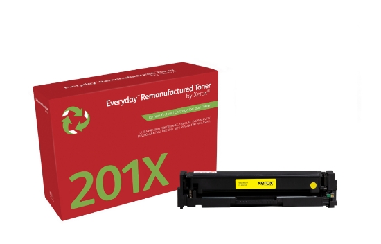 Picture of Everyday ™ Yellow Remanufactured Toner by Xerox compatible with HP 201X (CF402X), High capacity