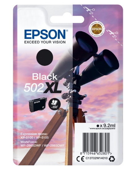 Picture of Epson Singlepack Black 502XL Ink