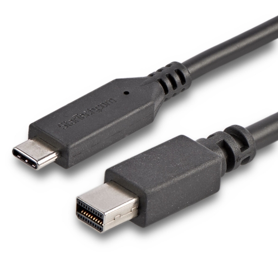 Picture of StarTech.com 6 ft. (1.8 m) USB-C to Mini DisplayPort Cable - 4K 60Hz - Black