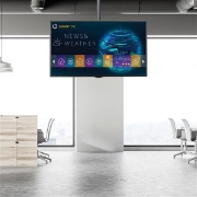 Picture of StarTech.com TV Ceiling Mount - Full-Motion Universal Hanging Single Screen Mount with Adjustable Telescopic Pole - Tilt / Swivel - VESA Bracket for 32”-75" Displays